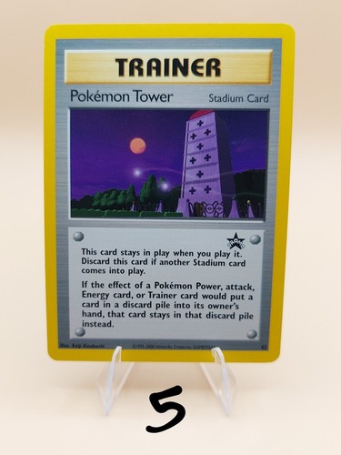2002 Pokemon League Pokemon Tower Black Star Promo #42 WOTC NM
