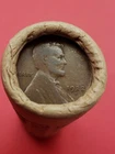 1922-D LINCOLN WHEAT CENT 1915-D LINCOLN WHEAT PENNY COIN ROLL ENDERS BANKROLLED