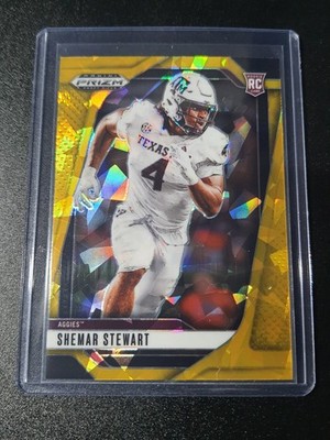 Shemar Stewart - Prizm Draft Picks 2025 - Bengals, Texas A&M - Gold Ice - RC