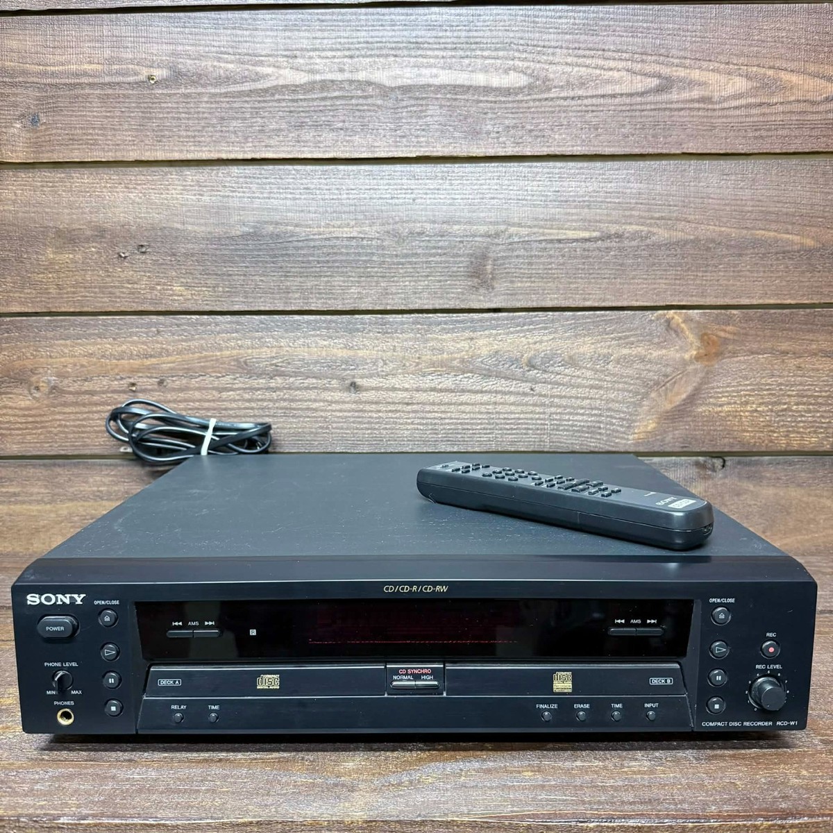 Sony RCD-W1 CD Recorder for sale online | eBay