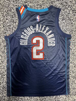SHAI GILGEOUS-ALEXANDER signed auto OKC THUNDER Jersey MVP w/ COA