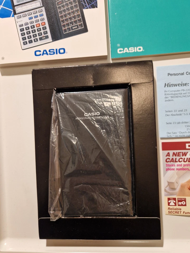Casio PB-220 Personal Computer Calculator Taschenrechner Vintage Neu - Bild 2 von 4