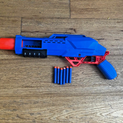 New Nerf Alpha Strike Big Cat DB-2 Blaster 6 Darts