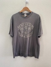 VTG Y2K Lynyrd Skynyrd Alstyle Apparel Gray Distressed T-Shirt Men's XL Band