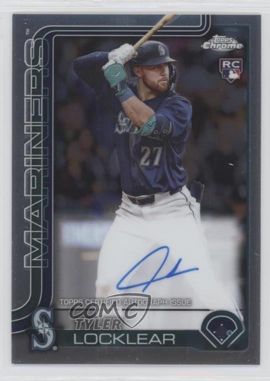 2025 Topps Chrome Rookie Auto Tyler Locklear #RA-TL Auto 0m89