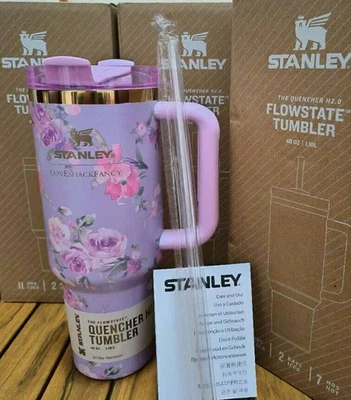 AS SHOW Stanley Quencher 40oz Insulated H2.0 Tumbler Handle Straw cup Christmas Gift