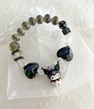 Sanrio Kuromi Beads Handmade Bead Elastic Bracelets -Cute