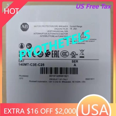 140MT-C3E-C25 AB MOTOR PROTECTION CIRCUIT BREAKER GENUINE NEW US Free Tax