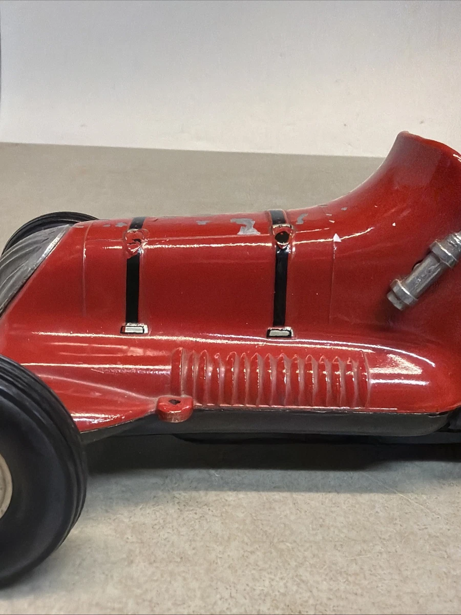 Seltenes Vintage Ray Cox #57 Fingerhut Drome Champion Tether Auto in rot 1950