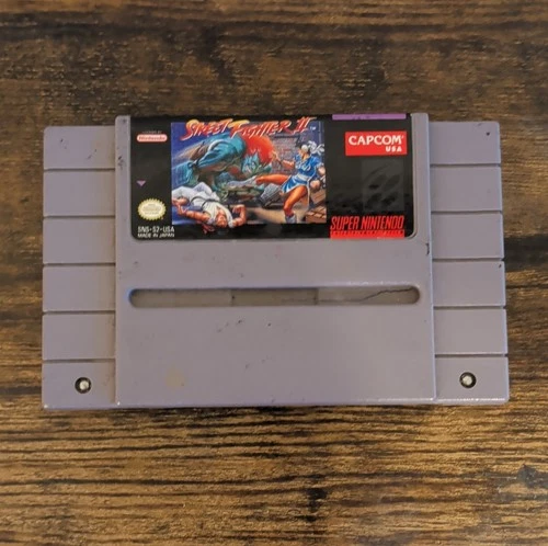 Capcom Street Fighter II Nintendo SNES Multiplayer Fighting Game NTSC-U/C 1991