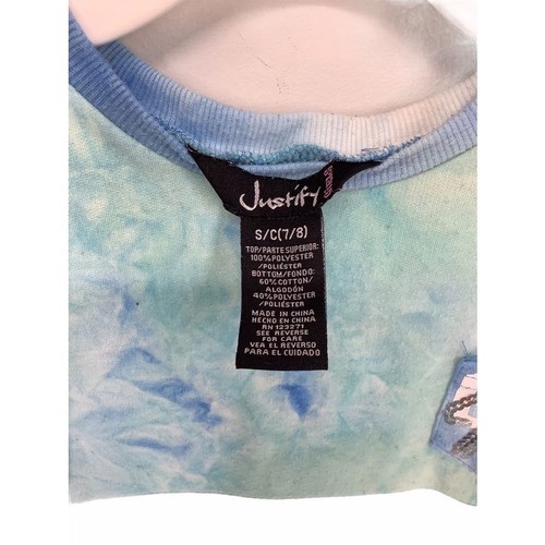 Justify Girl’s Tie Dye Sequined Baseball T-Shirt Kid’s Youth Size Small 7/8 - Picture 6 of 7
