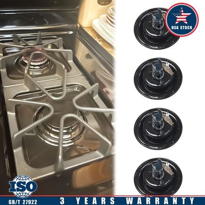 3412D024-09 Gas Range Sealed Burner Head & Igniter Fit Magic Chef, Maytag (4 X)