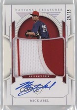2024 Panini National Treasures Holo Silver 25/25 Mick Abel #PMS-MA Auto 3hd