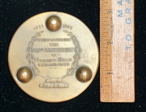 Vintage Moshier Bros 50th Anniversary Paperweight 1927 - Picture 3 of 3