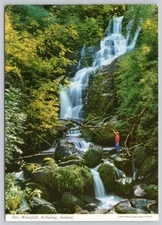 Torc Waterfall, Killarney, Ireland Continental Irish Postcard
