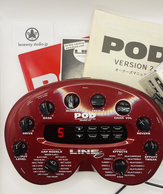 LINE6 POD 2.0 Line6 Pod Ver 2 Multi-Effects Guitar Effect Pedal