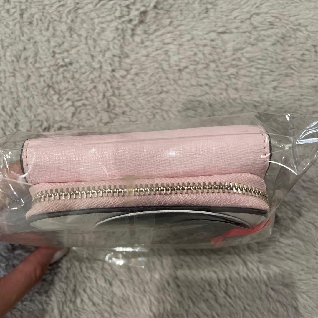 Kate Spade Daisy Duck Pink Tri-fold Wallet Used Unused Japan thumbnail 3