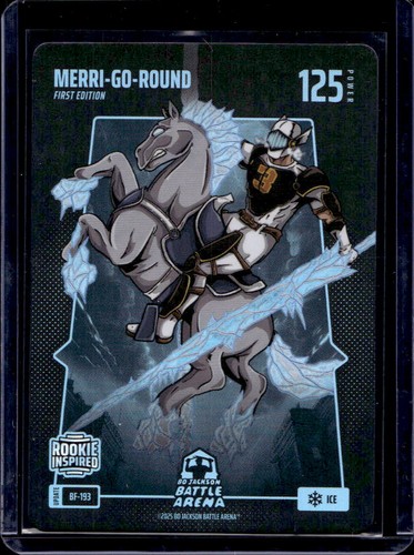 2025 Bo Jackson Battle Arena Merri-Go-Round 1st Edition Ice #BF-193