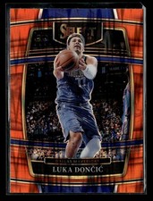 2021 PANINI SELECT ORANGE FLASH PRIZM #12 LUKA DONCIC CONCOURSE MAVERICKS