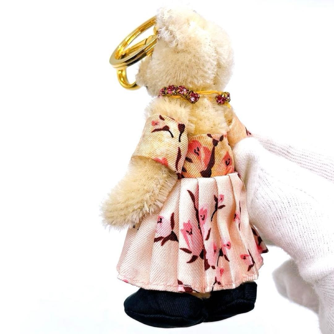 PRADA Teddy Bear Keychain 16cm Used Elegant Bear Accessory thumbnail 7