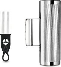Metal Guiro Instrument 8" Professional Shaker with Scraper for Latin Percussion