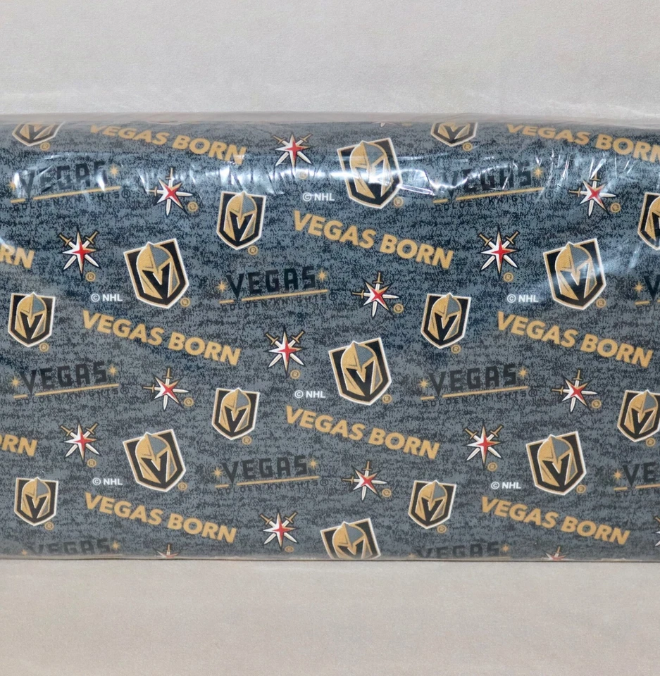 Vegas Golden Knights ~ Vegas Born Pattern NHL Cotton Fabric 1/4 Yard 9” X 44” - Image 4 of 4
