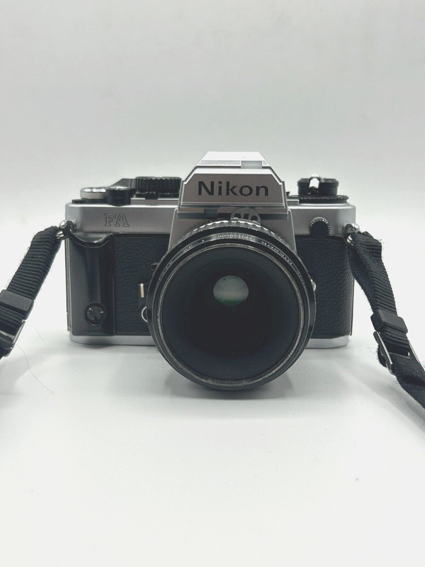 Nikon FA 35mm SLR Camera w/ Nikon 55mm f3.5 (UNTESTED)