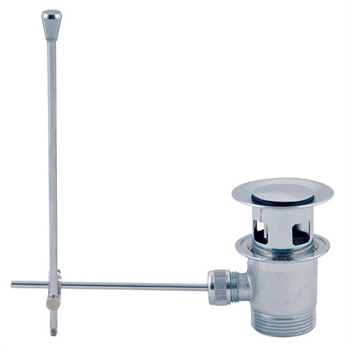 3 X Iflo Chrome Bathroom Basin Push Pull Rod Lever Pop up Plug Slotted