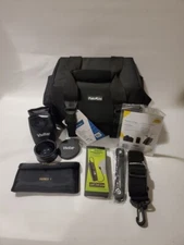 Vivitar Camera Wide Angle Lens .48w with bag, remote shutter release, Bundle