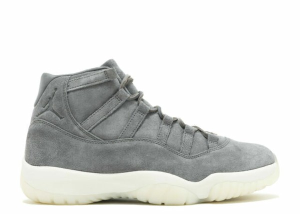 jordan 11 pinnacle grey suede