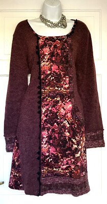 JOE BROWNS AUSGEFALLENES & EINZIGARTIGES ART DECO DRUCK PARTYKLEID GRÖSSE 16