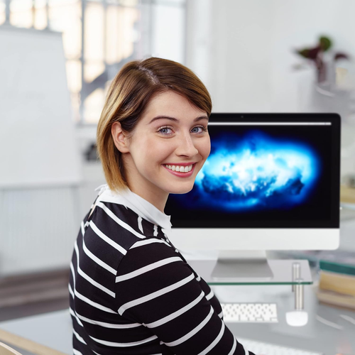 Supporto Monitor, Alzatina per TV, Standing Computer Desk, Rialzo Scrivania, Reg - Foto 3 di 12