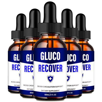 #ad #ad 5 Pack Gluco Recover Blood Drops for Managing Blood Sugar amp; Pressure Levels $99.95