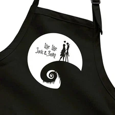 Apron Full Length Nightmare Before Christmas Live Like Jack Sally Moon Light