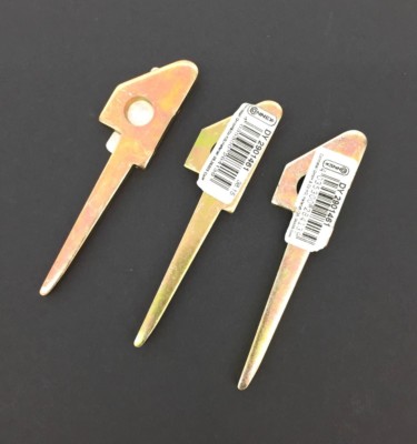 Klinkhaken 3er Set zum Einschlagen 95 mm gelb-verzinkt Connex