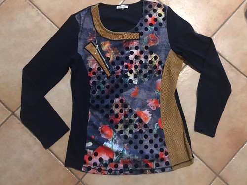 Tee-shirt Ou Tunique Desigual Multicolore – Taille 40 (L) Femme, Occasion En Bon état