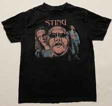 Vintage Sting 1990’s WCW Wrestling T Shirt Black Size XL Original Authentic