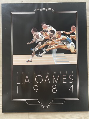 1984年ロサンゼルスオリンピックポスター 1984 Los Angels Summer Olympic Poster / David Hockney