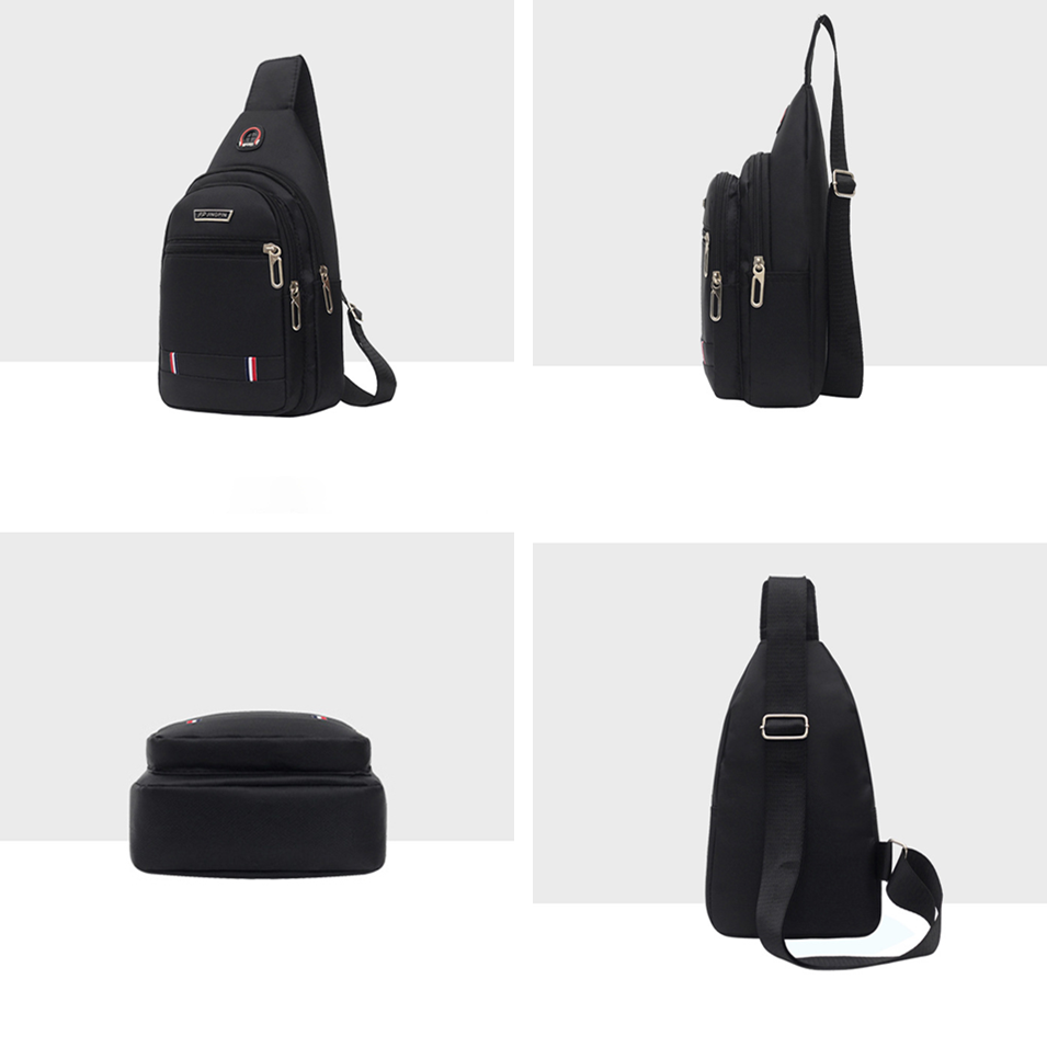 Mens Chest Bag Pack Outdoor Travel Sport Shoulder Sling Backpack Cross