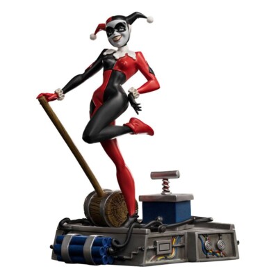 BATMAN ANIMATED 1992 STATUE HARLEY QUINN 20 cm IRON STUDIOS DISPO