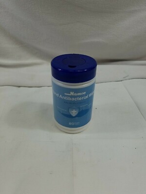 Namco 9180 Antibacterial Wipes-80 Count Canister-LOT OF 20 CANISTERS