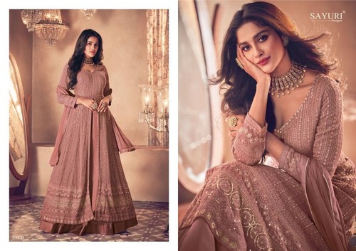 New Indian Pakistani Style Heavy Anarkali Outfits Designer Salwar Kameez Dresses - Picture 26 of 26