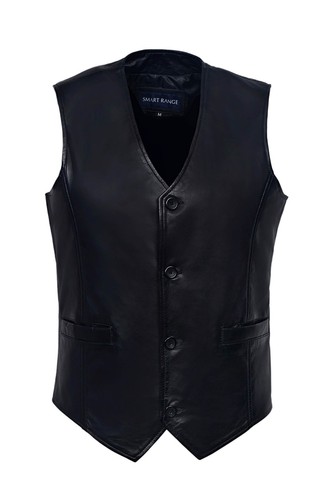 casual black vest