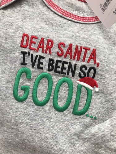 Baby 2pc Dear Santa I've been so good set - Just One You by Carters - Picture 3 of 5