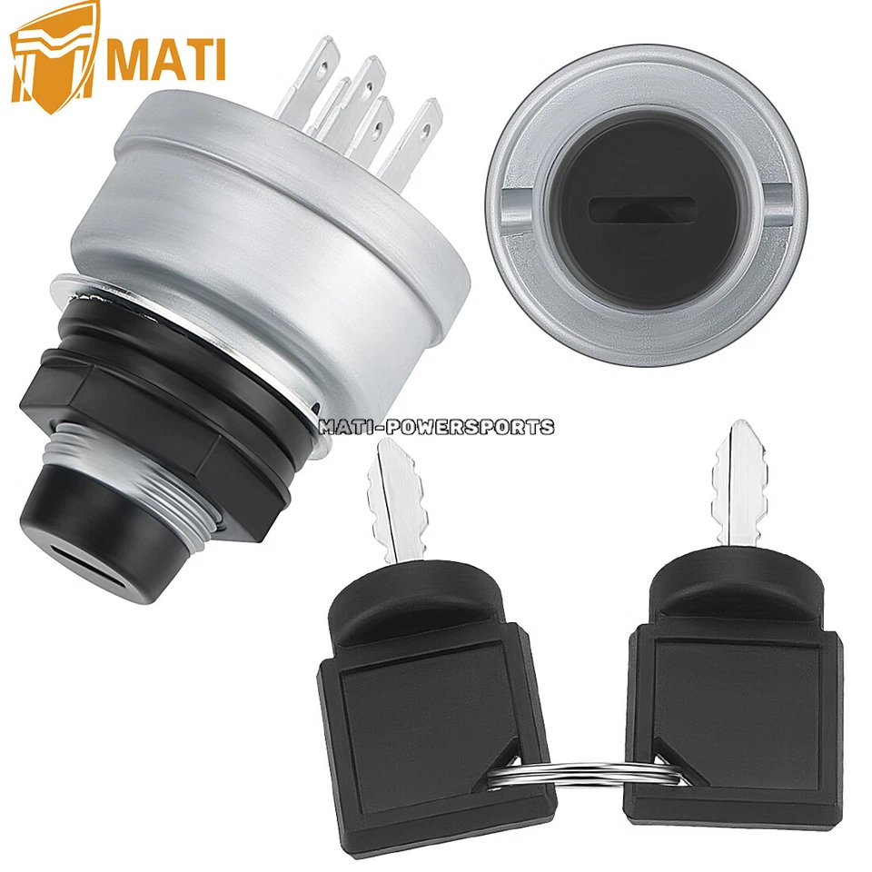 Interruptor de llave de encendido de 3 posiciones y 5 pines para moto de nieve Polaris 2200358/2205055 Foto 4 de 4