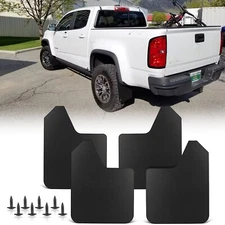 For Chevrolet Colorado ZR2 4Pcs Rally Mud Flaps Splash Guard Mudguard Mudflap