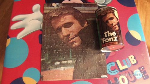 Harcord 14"x10" The Fonz Of Happy Days Jigsaw Puzzle COMPLETE - Picture 2 of 4
