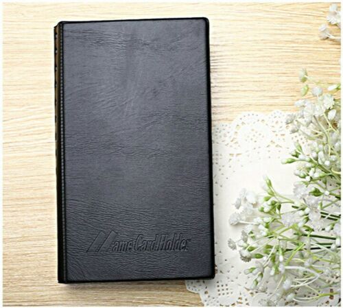 Leather Cards Holder ID Credit Card Case Card Bag Men's Cardholder Male Business - Picture 1 of 12