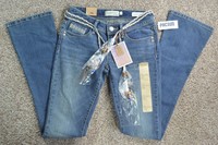 Young & Faded By Pacsun Junior The Flirty Boot Denim Blue Jeans Size 1 (25x33) Young & Faded By Pacsun Junior The Flirty Boot Denim Blue Jeans Size 1 (25x33)