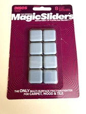 Surface Protectors, Furniture Sliding Discs, Adhesive, 15/16-In. Square, 8-Pk.